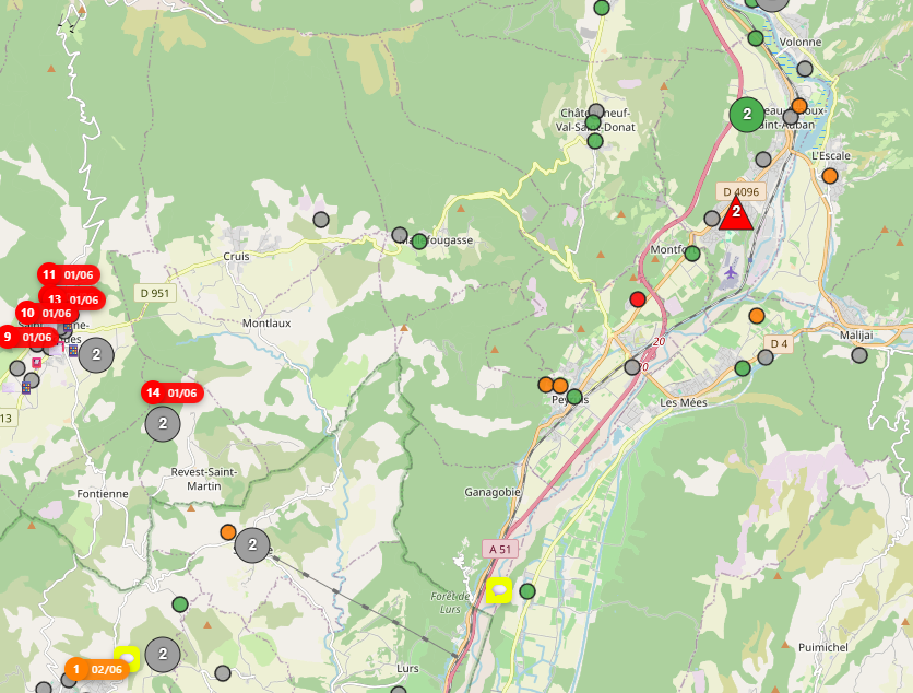 Cartographie des interventions et suivi des tournées dans QRoad